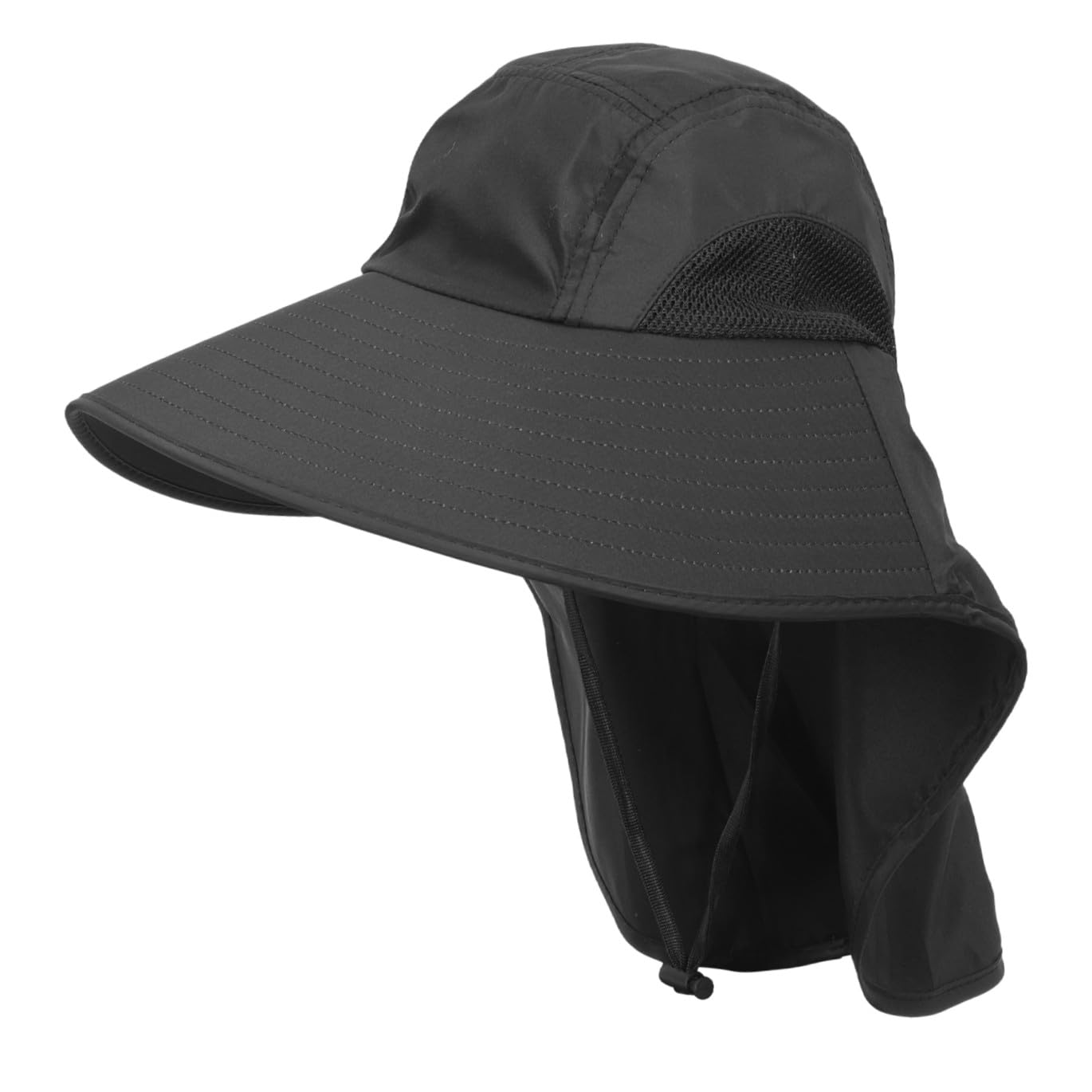 Abaodam Sonnenhut für Uv Schutz Großer Krempe Faltbare Strandkappe für Outdoor Aktivitäten Atmungsaktive Sommermütze mit Nackenschutz für Reisen