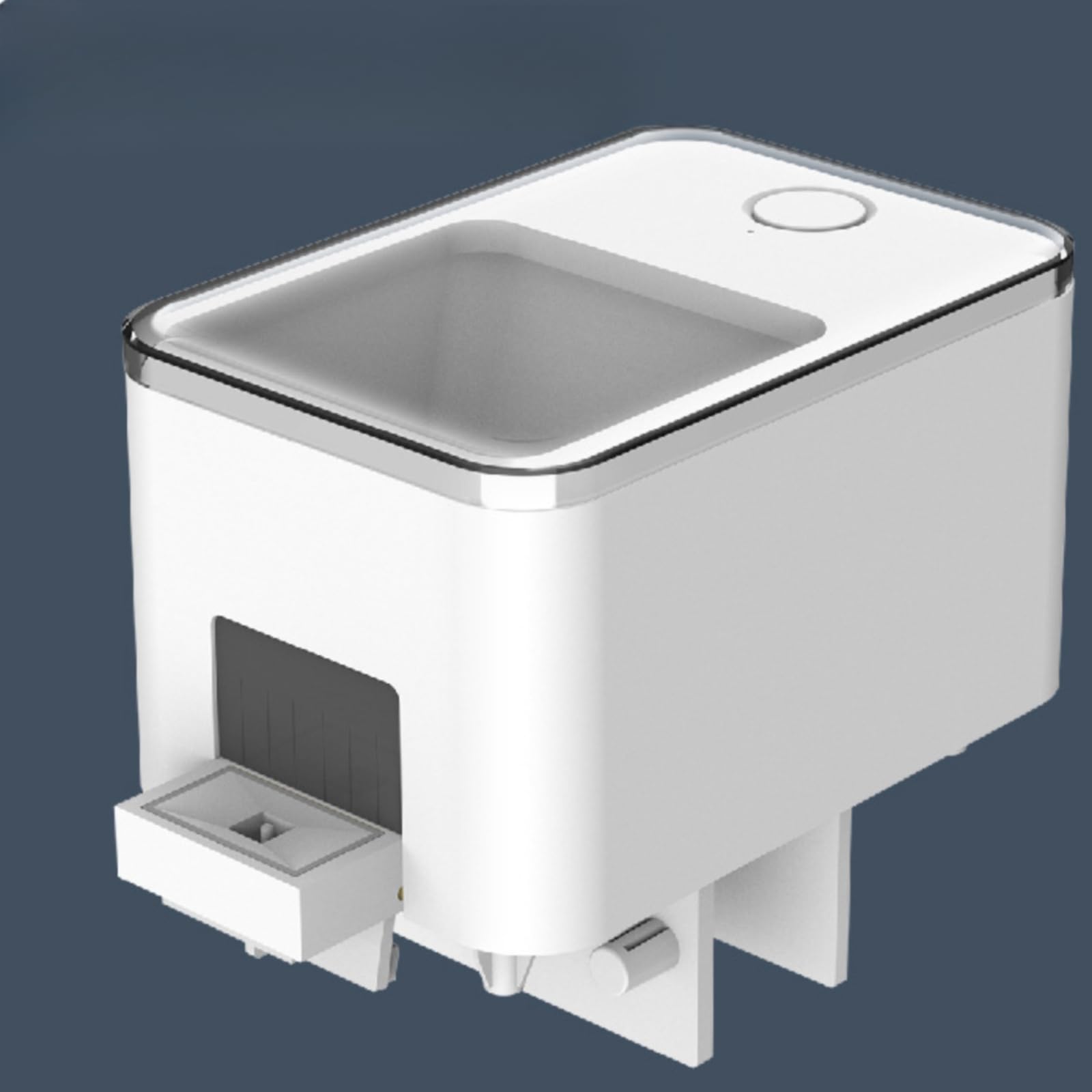 predolo Mangiatoia Automatica Compatto Distributore di Cibo con Coperchio Trasparente Accessorio per Vasca dei Pesci