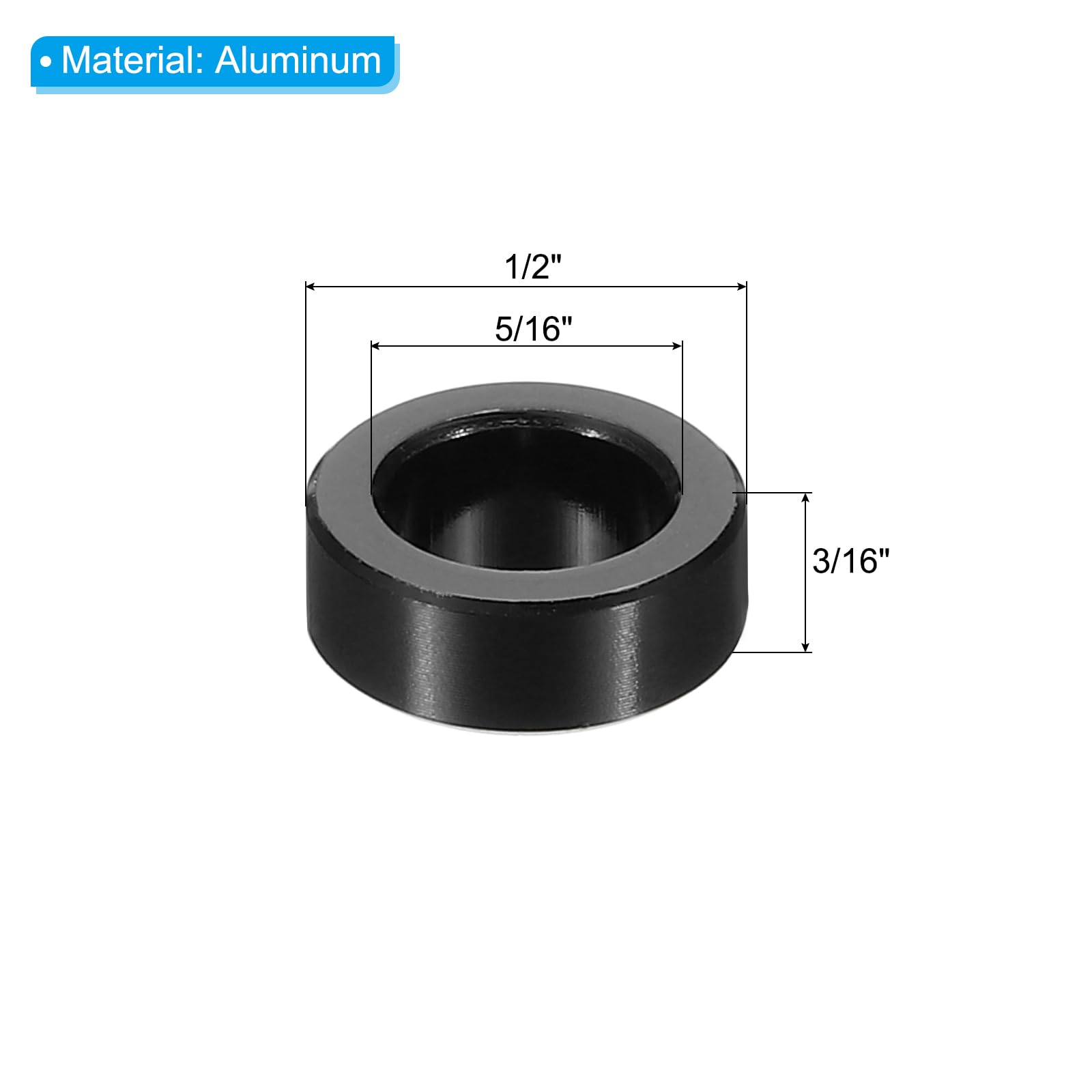 PATIKIL M8 Aluminum Spacers - Image 2