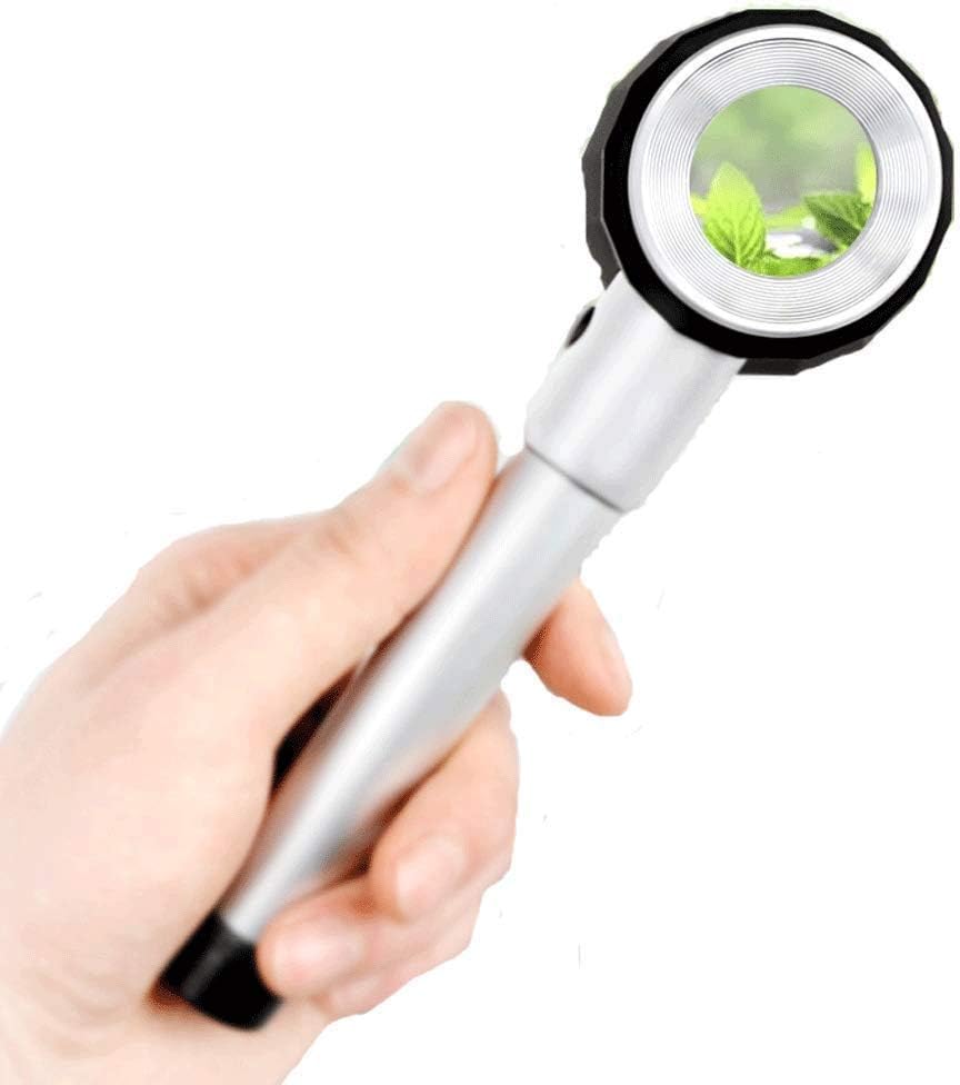 小型の手持ち式照明付き拡大鏡：コイン、宝石、読書、切手、趣味用の拡大鏡レンズ wisdom Amazon.co.jp: 拡大鏡 ルーペ 手持ち式  照明付き 拡大鏡 LEDライト付き 老人用 交換可能な3つのHDレンズ付き 2.5倍 5倍 16倍 趣味 コイン 切手用 : 文房具・オフィス用品