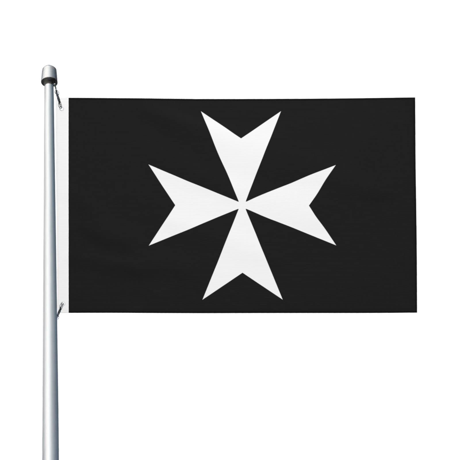 The Maltese Cross Flag 3x5 Ft Outdoor Decoration Banner Yard Flag With Grommets