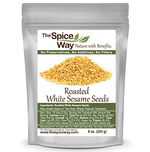 The Spice Way Roasted White Sesame Seeds, Black Sesame and Nigella Seeds 8 oz each - Image 2