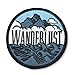 O'Houlihans - Wanderlust Patch - Hiking Camping Travel Adventure Patch - Iron on Patch
