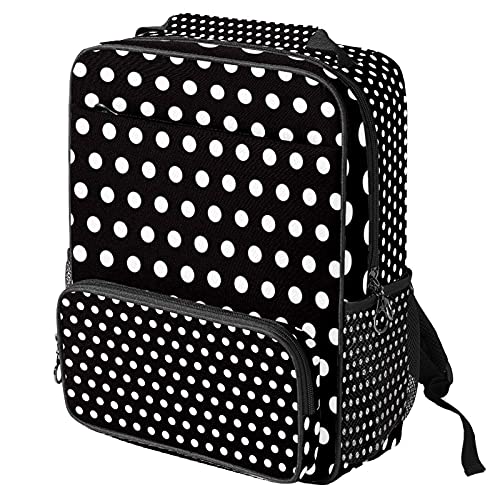 Sac de travail tendance anti-rayures pour ordinateur portable à pois chic