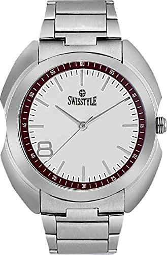 SWISSTYLE Expedition White dial Analog Watch for Men - SS-GR8060-RD-CH (B06XDNGM4L) Amazon Price History, Amazon Price Tracker