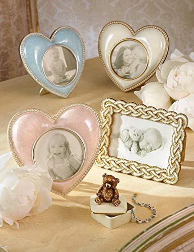 Amazon.com - Jay Strongwater Chantal Heart Frame - Pale Blue