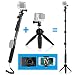 Produktbild CamKix Premium 3-in-1 Teleskopstange (40-119 cm) und Stativbasis Kit - Kompatibel mit GoPro Hero 8 Black, 7, 6, 5, 4, 3 +, 3, DJI Osmo Action, Kompaktkameras und Smartphones
