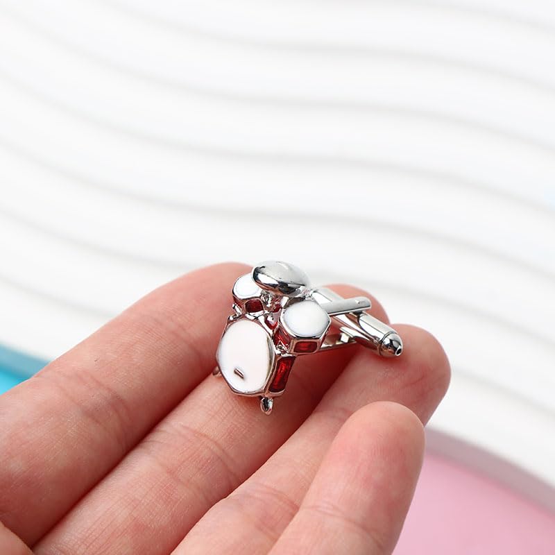 3 pares de mancuernas creativas para hombre en forma de tambor miniatura 6
