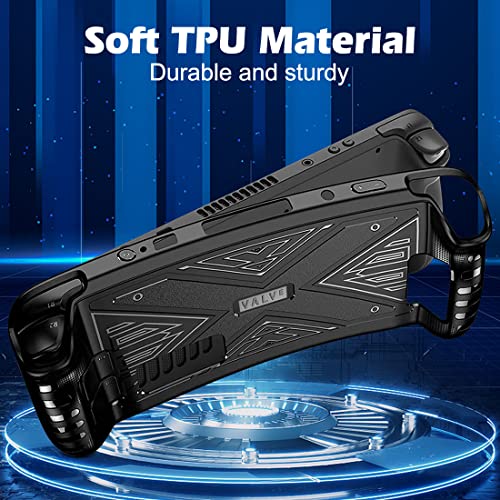 Kaymncuz Case For Steam Deck, Steam Deck Case, Protective Case For Steam Deck, Shock-Absorption, Non-Slip Anti-Scratch Design Cover Protector, Cover Case Compatible With Steam Deck #TOP3