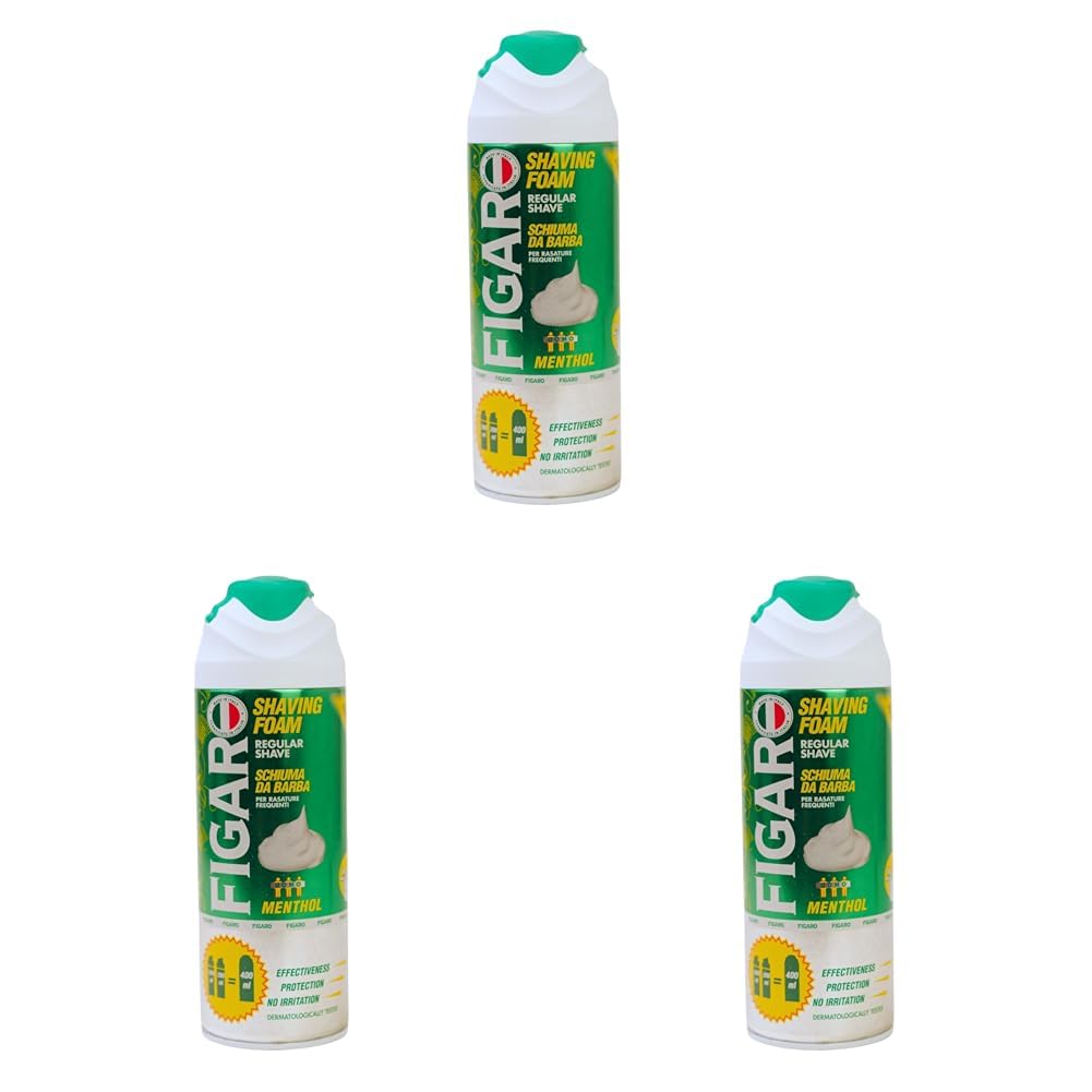 Figaro Tıraş Köpüğü Menthol 400 ml (3 paketi)
