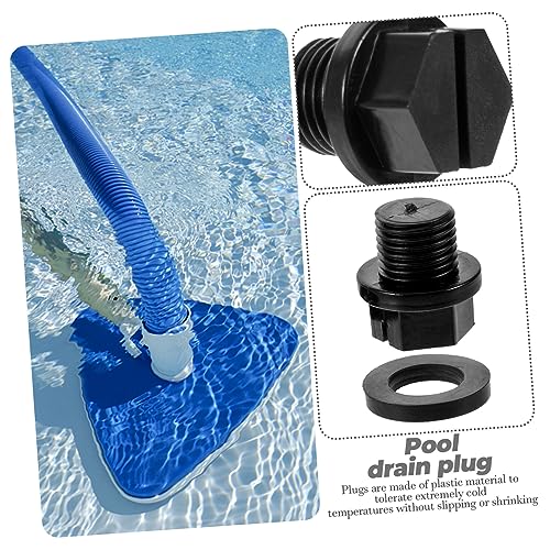 NOLITOY 2 Conjuntos De Plugue De Inverno Com Rosca Para Piscina Plugue De Filtro De Inverno Plugue D