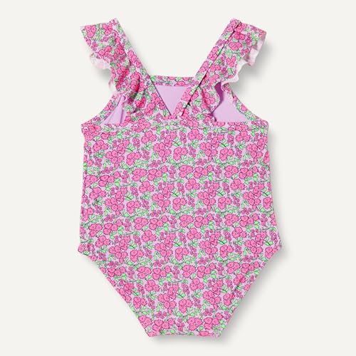 Image of Amazon Essentials Baby Girls' Ruffle One-Piece Swimsuit