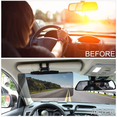 Sun Visor For Car Anti Glare Universal Sun Visor Extender, Auto Polarized Sun Visor Sunshade Extender Protects From Sun Glare,Snow Blindness For Safety Driving #TOP3