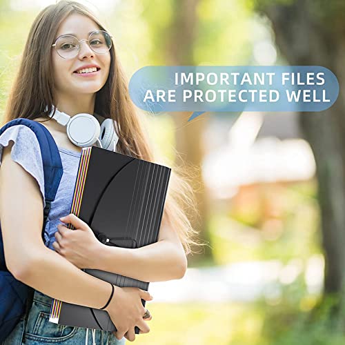 Dossier de fichiers extensible trieur accordéon A4 portable pour classement de documents