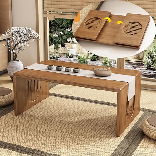 Foldable Japanese Floor Table Folding Coffee Table...