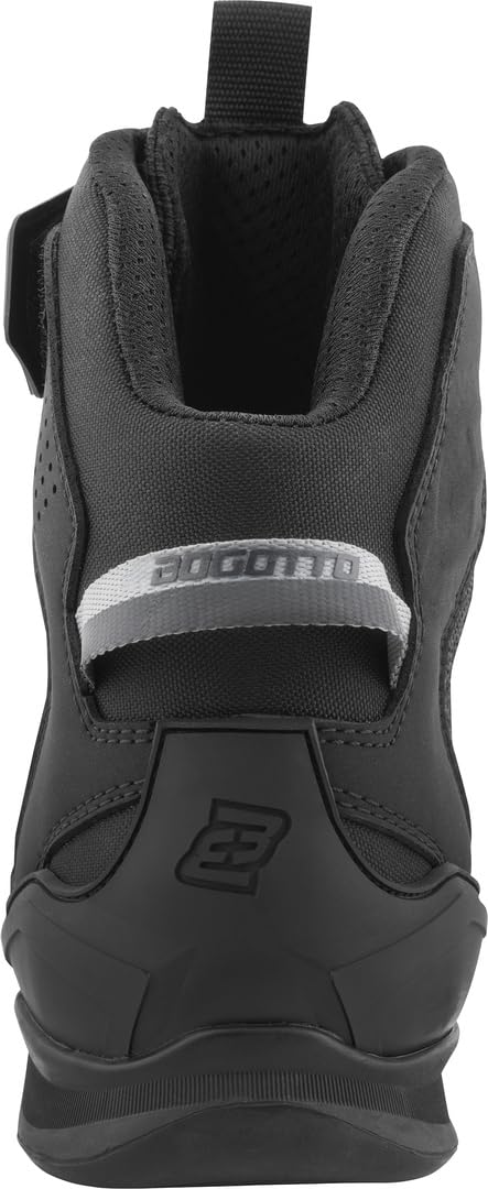 Bogotto Tokyo Scarpe da moto traforate, nero/bianco/rosso, 40