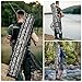 FLLVILLEY Fishing Tackle Bag, 3 Layers Fishing Rod Bags 150cm Fish Pole Carrier Bag Waterproof Oxford Carp Fish Tackle Rod Holdall Bag (Light Camouflage)