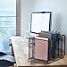 Simple Houseware Expandable 5 Section Upright File Sorter Organizer, Black
