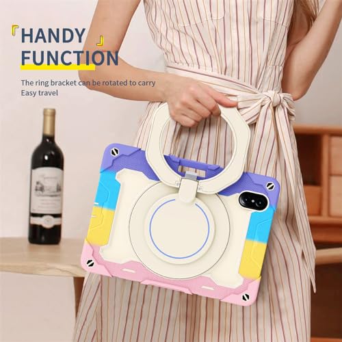 Coque Honor Pad V7 Pro silicone béquille rotative et bandoulière - 5