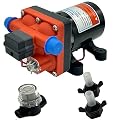 42 SERIES Water Diaphragm Pressure Pump with Pressure Switch, 5.5GPM 70PSI 12Volt RV Fresh Water Pump On Demand for Yacht Camper Boat Marine Shower