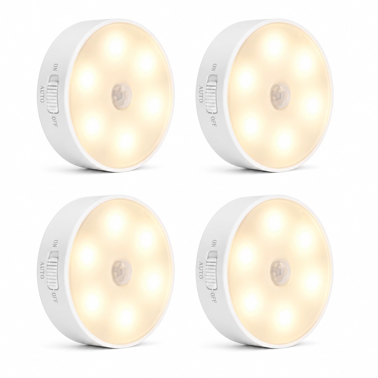 Kit 4 Luminárias LED — Sensor Presença