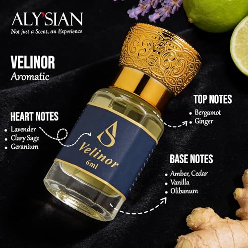 Image of Luxury Attar Perfume Combo Pack of 4 X 6ML Each Long Lasting Non Alcoholic Roll On Fragrance Signature Arabic French Blend Unisex Attar for Men Women Best Gift for Couple Love Special Luxury Quality Original Attar Collection