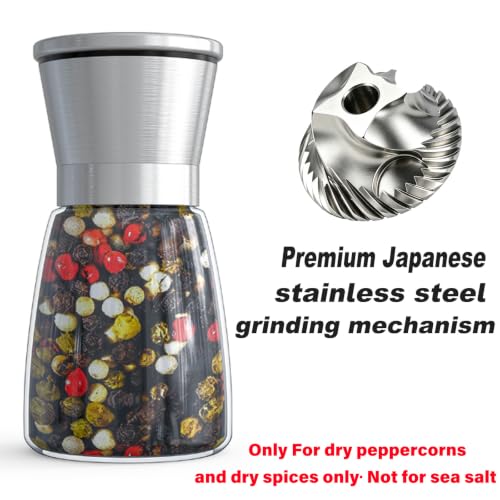 Image of Professional Pepper Grinder with Japanese Stainless Steel Mechanism rotor