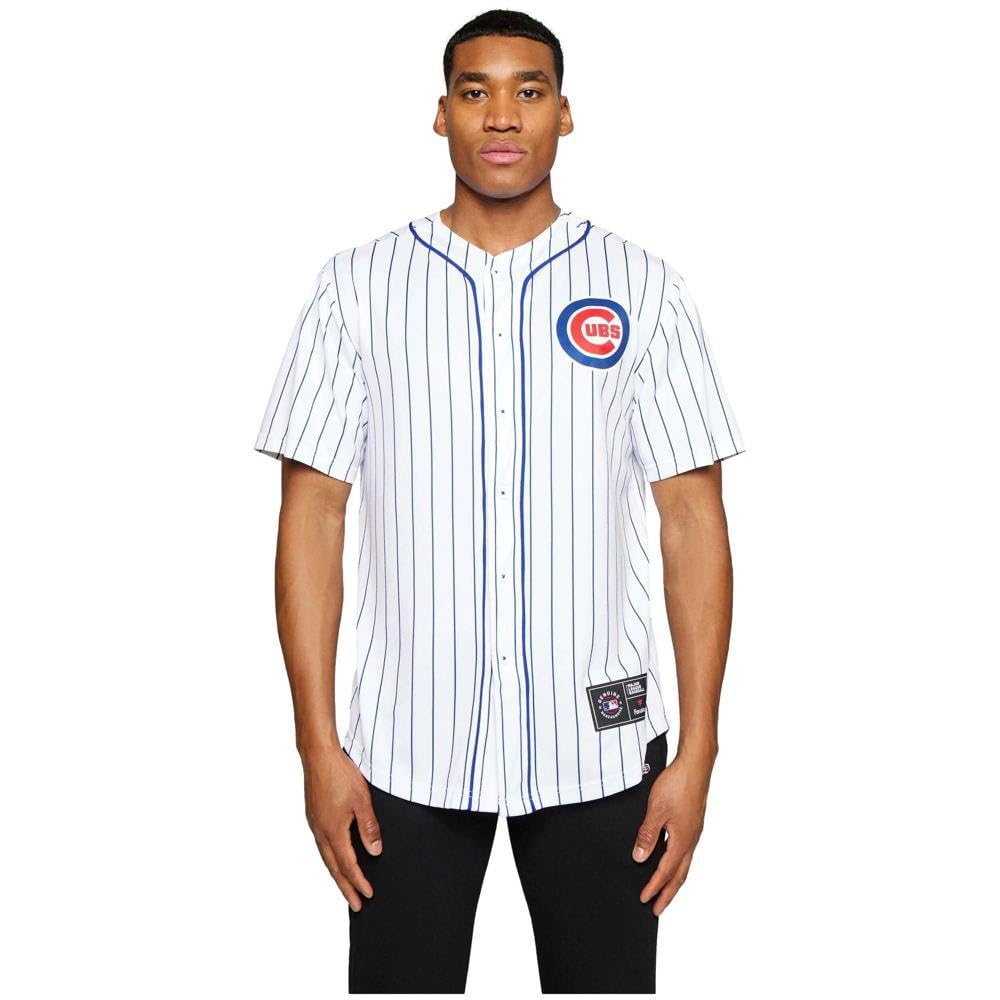 Fanatics Unisex White - Mlb Chicago Cubs Core Franchise Jersey Shirt Colour Xxl