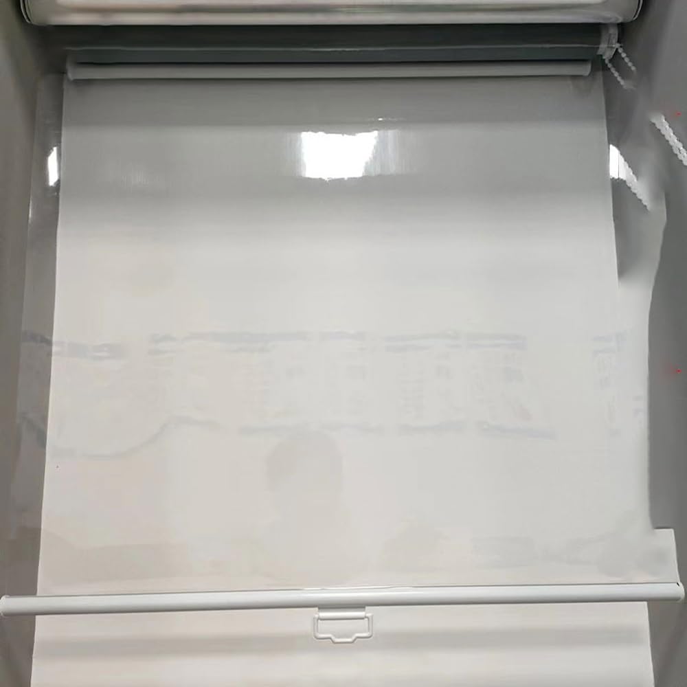 Wodoszczelna, wiatroszczelna, przezroczysta roleta z PCW, na zewnątrz, idealna na pergolę, taras, balkon i witrynę w supermarkecie, grubość 0,5 mm, system sprężynowy, bez sznurka