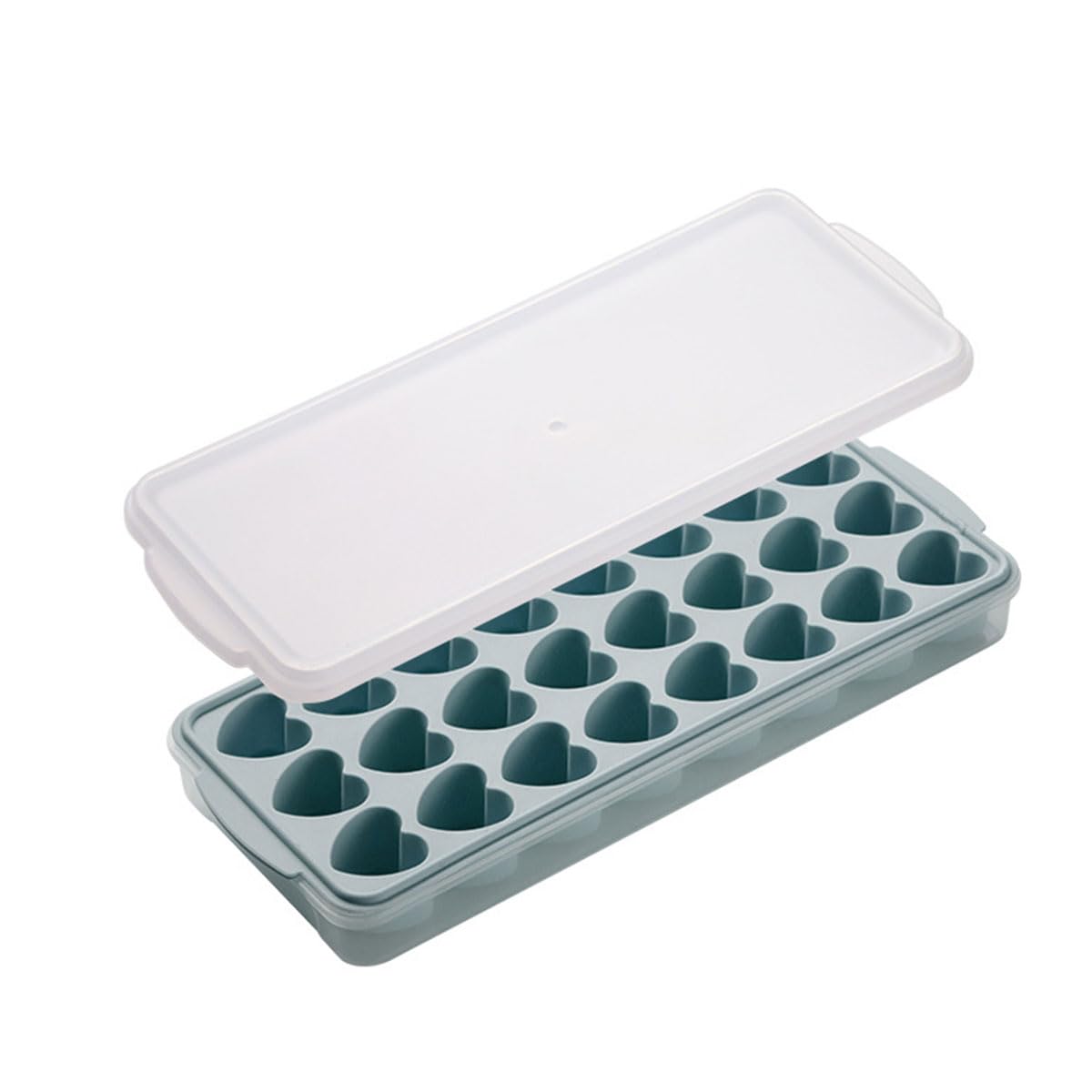 ⭐️製氷皿 シリコン 取り出しやすい 3Dローズ型ハート型 蓋付き 製氷