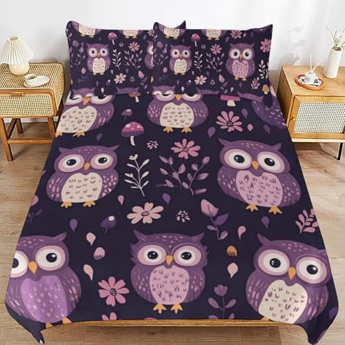 Housse de couette 135x200 cm Euless lit enfant motifs animaux - 2