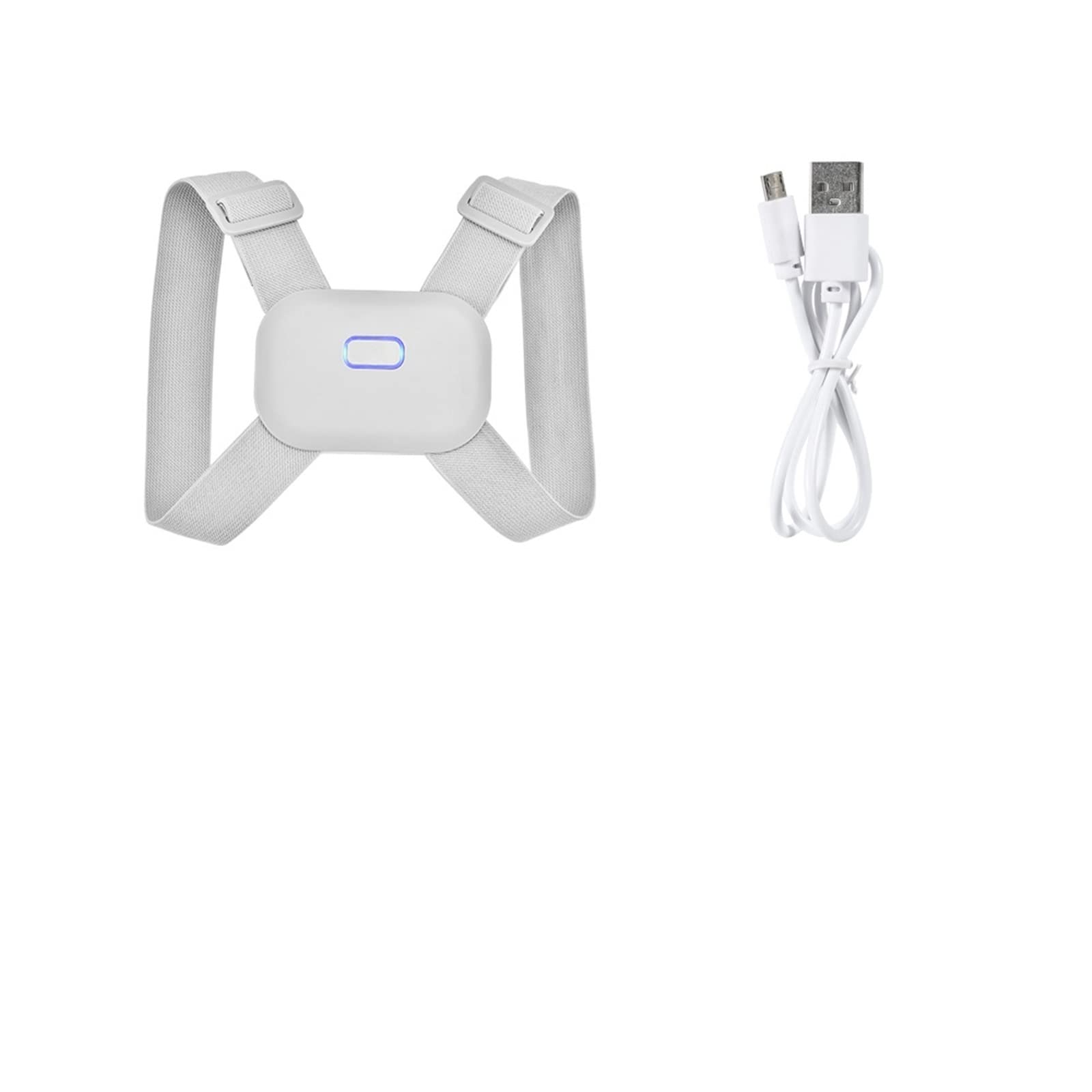Corrector Posterior Ajustable S Corrector de Postura Inteligente Vibración Atrás de la Postura Atrenado Ayuda al Alivio del Dolor de la Parte Posterior Atención médica Atención médica y relajación