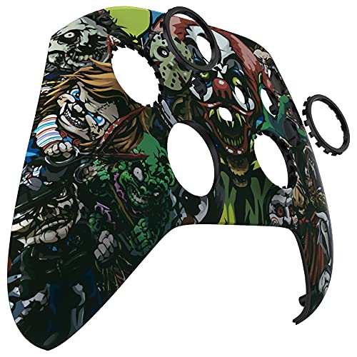 eXtremeRate Coque Avant de Remplacement avec Anneaux pour Xbox Séries X/S Manette, Coque Avant de Remplacement pour Xbox Séries X/S Manette (Modèle 1914),...