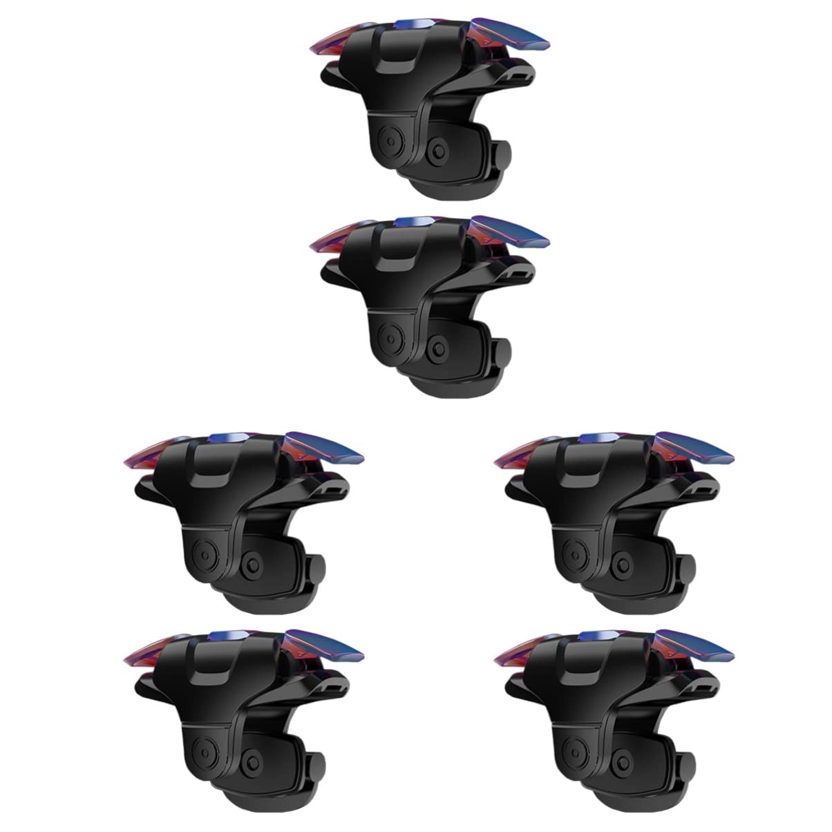 Mikikit Handy Zubehör Shooter-empfindlicher Controller 3 Paar Mobile Game Controller Handy Gaming Trigger Gamepad Mobile Game Trigger Zielfeuerauslöser Für Telefon