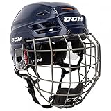 CCM Tacks 710 Helm Combo Senior, Größe:S, Farbe:Navy