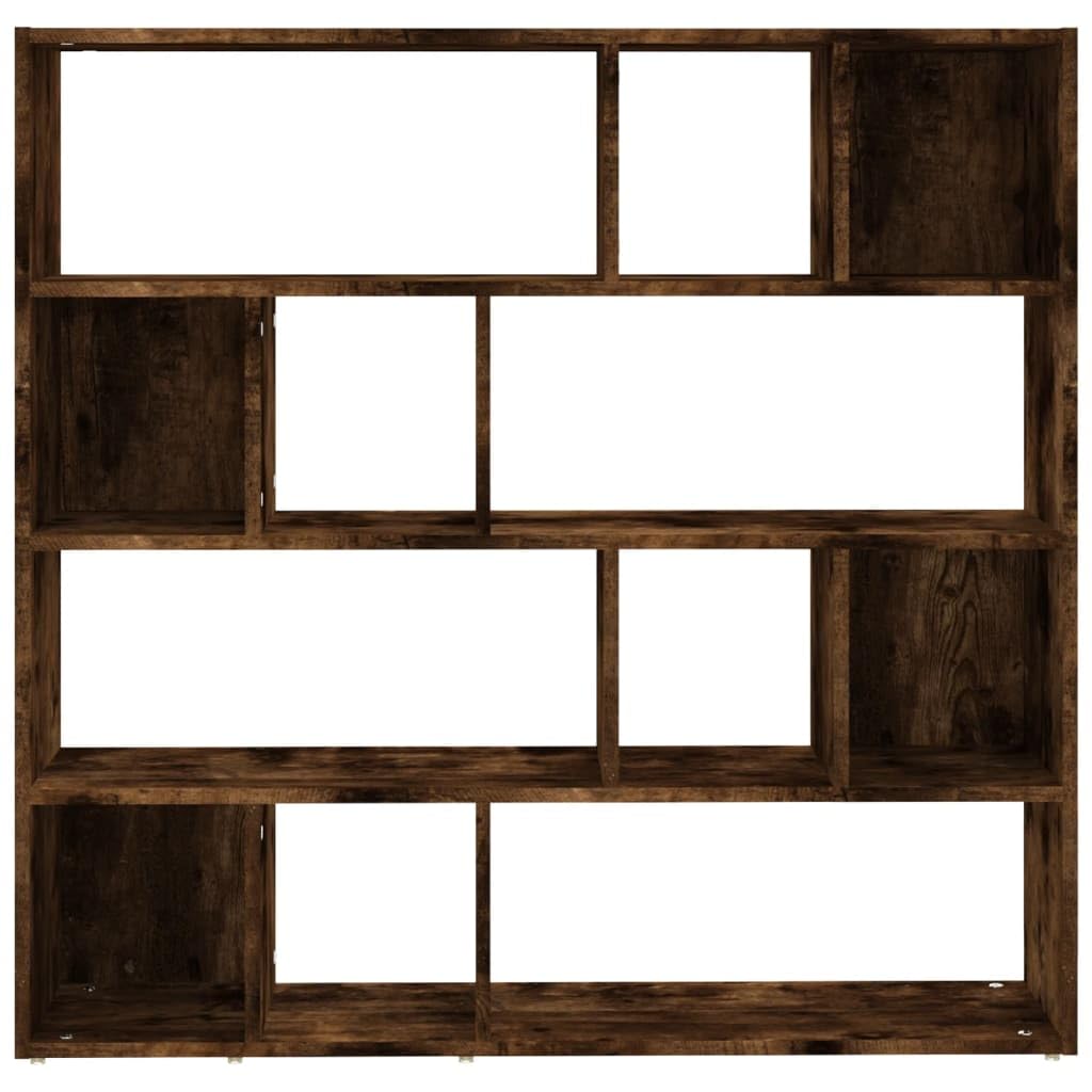 Libreria/Divisorio,Pannello Divisore per la Stanza Divisoria Interno Decorazioni Per patio, ufficio, casa, ospedale Rovere Fumo 105x24x102 cm