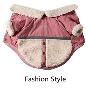 Vecomfy-V-Collar-Dog-Coats-for-Small-Dogs-Fleece-Lining-Warm-Puppy-Jacket-for-Cold-Winter-Pink-M - Cucciolini Doodles   Vecomfy-V-Collar-Dog-Coats-for-Small-Dogs-Fleece-Lining-Warm-Puppy-Jacket-for-Cold-Winter-Pink-M