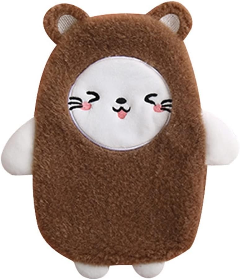 COSKIRA 500ml Plush Hot Water Bag for Women Girls bag side strap Warmer Heated Bottle Bags Cartoon Animal Winter Warm Water Bag Hot Water Bottle With Cover,Water Filling Hand Warmer with Soft Plush_1 (B0CM9KS3WC) Amazon Price History, Amazon Price Tracker