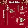 Solar Christmas Decorations, 2025 New Santa Claus Solar Watering Can Kettle Lights Outdoor, Metal Waterproof Garden Lantern for Yard, Patio, Lawn, Pathway (CO5 Multicolor) #5