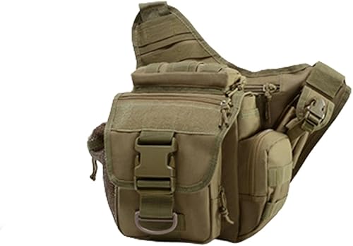 Miniatura 8 de Kervaky Mochila táctica para hombre, mochila táctica para mujer, bolsa de hombro, bolsa de cintura, mochila al aire libre, Verde, Classic