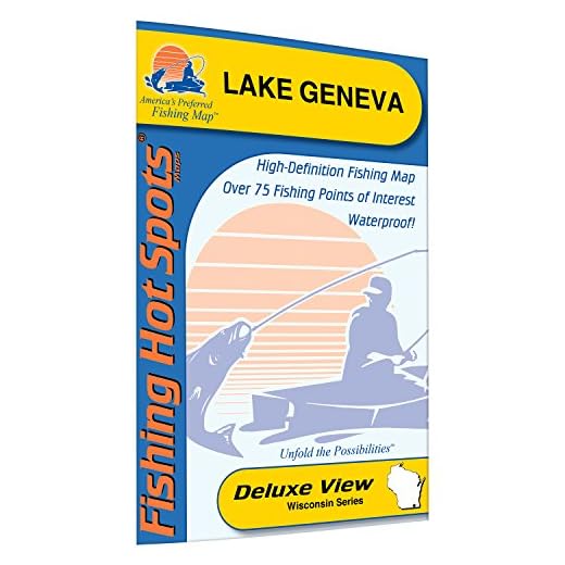 Geneva Fishing Map, Lake (Walworth Co)