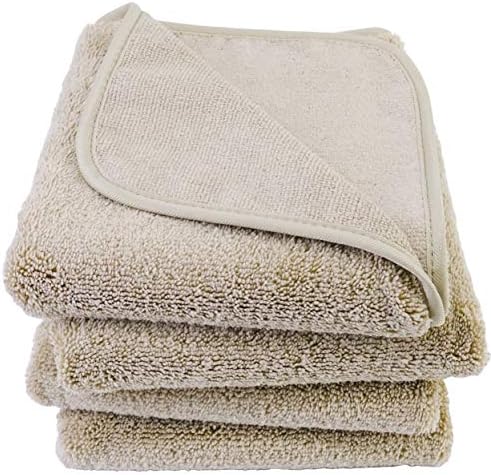 POLYTE Quick Dry Lint Free Microfibre Hand Towel, 40 x 76 cm, Set of 4 (Blue)