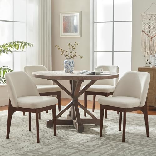 VKNOW Upholstered Dining Chairs Set of 4