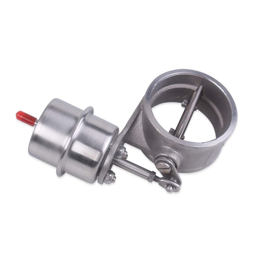 Shy-VALCES, Válvula de 2,5/3 Pulgadas de Acero Inoxidable de Escape Variable válvula reguladora de vacío del actuador 51 mm 63 mm 76 mm de vacío de Escape (Color : 2.5inch)