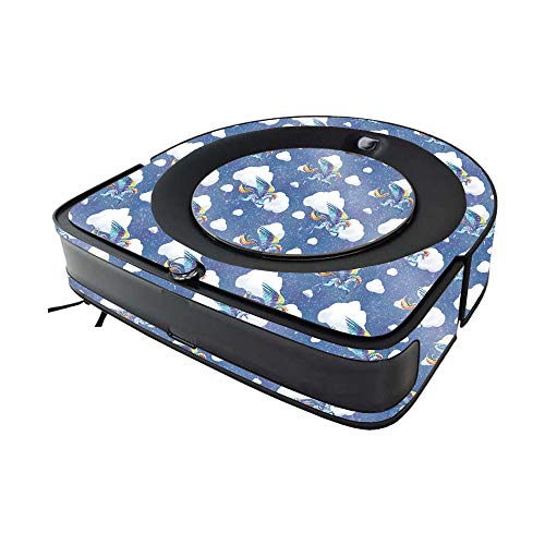 Image of MightySkins Glossy Glitter Skin Compatible with iRobot Roomba s9 Vacuum - Rainbow Pegasus | High-Gloss Glitter Finish | Easy to Apply and Change Styles | Made in The USA