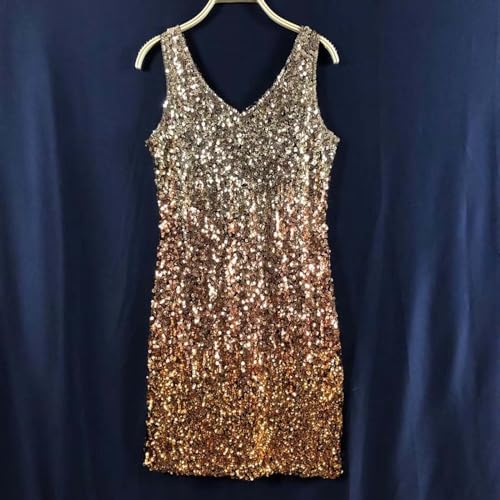 Robe à paillettes dégradée confortable pour danser au carnaval - 2