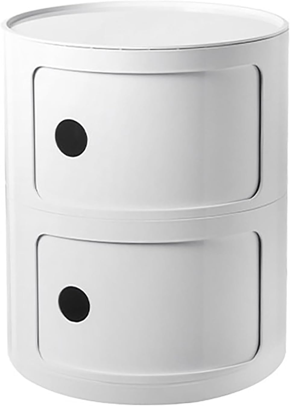 Amazon.com: Round Bedside Table 2/3/4 Tier -Plastic Nightstand Storage ...