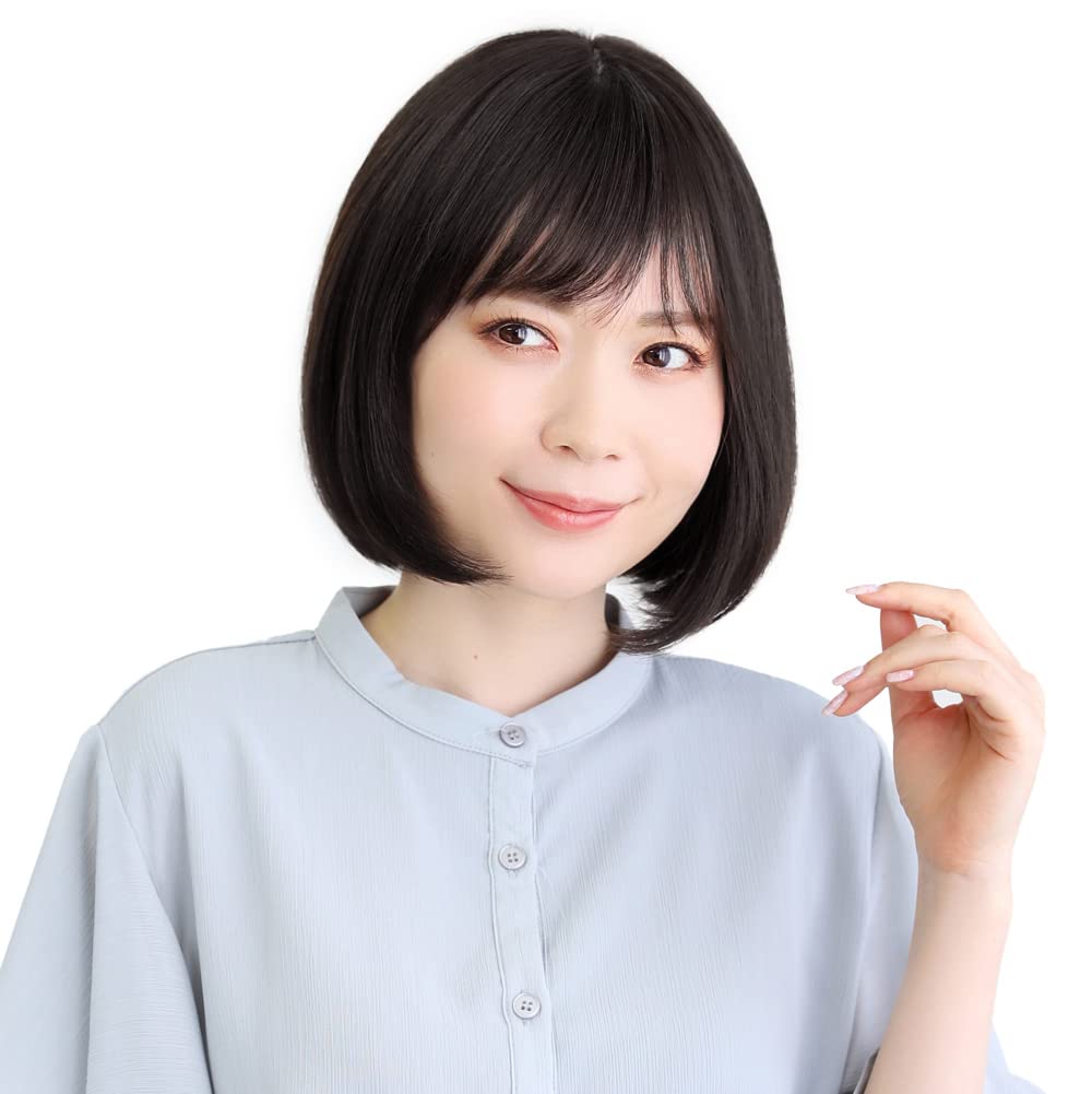 Amazon.co.jp: [ブライトララ] ウィッグ ボブ フルウィッグ ミディアム