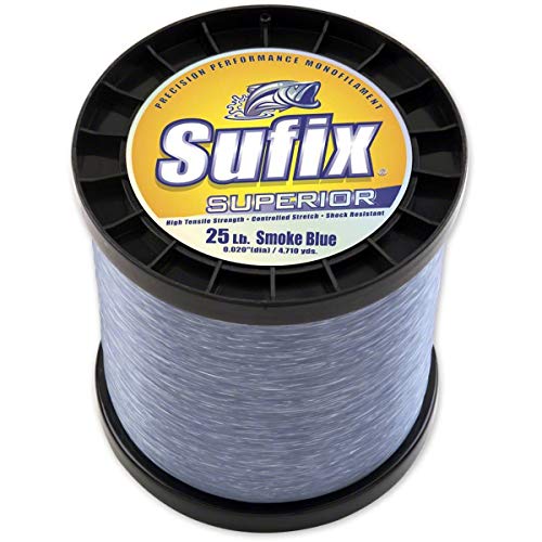 Sufix Superior 1/4-Pound Spool Size Fishing Line (Yellow, 25-Pound)