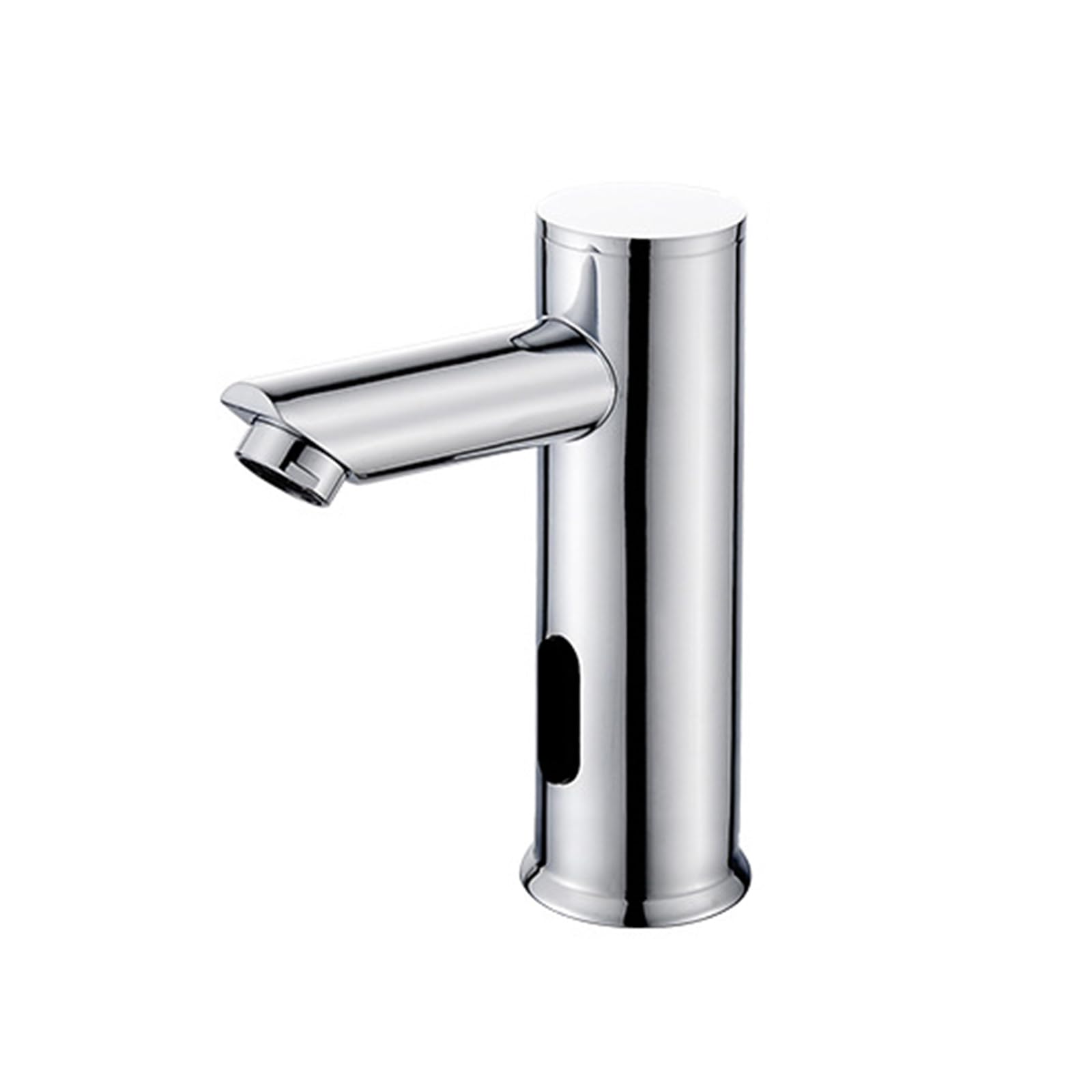 ZYCHSJXA Bathroom Touchless Sink Taps Hand Basin Chrome Sensor Faucet Battery Brass